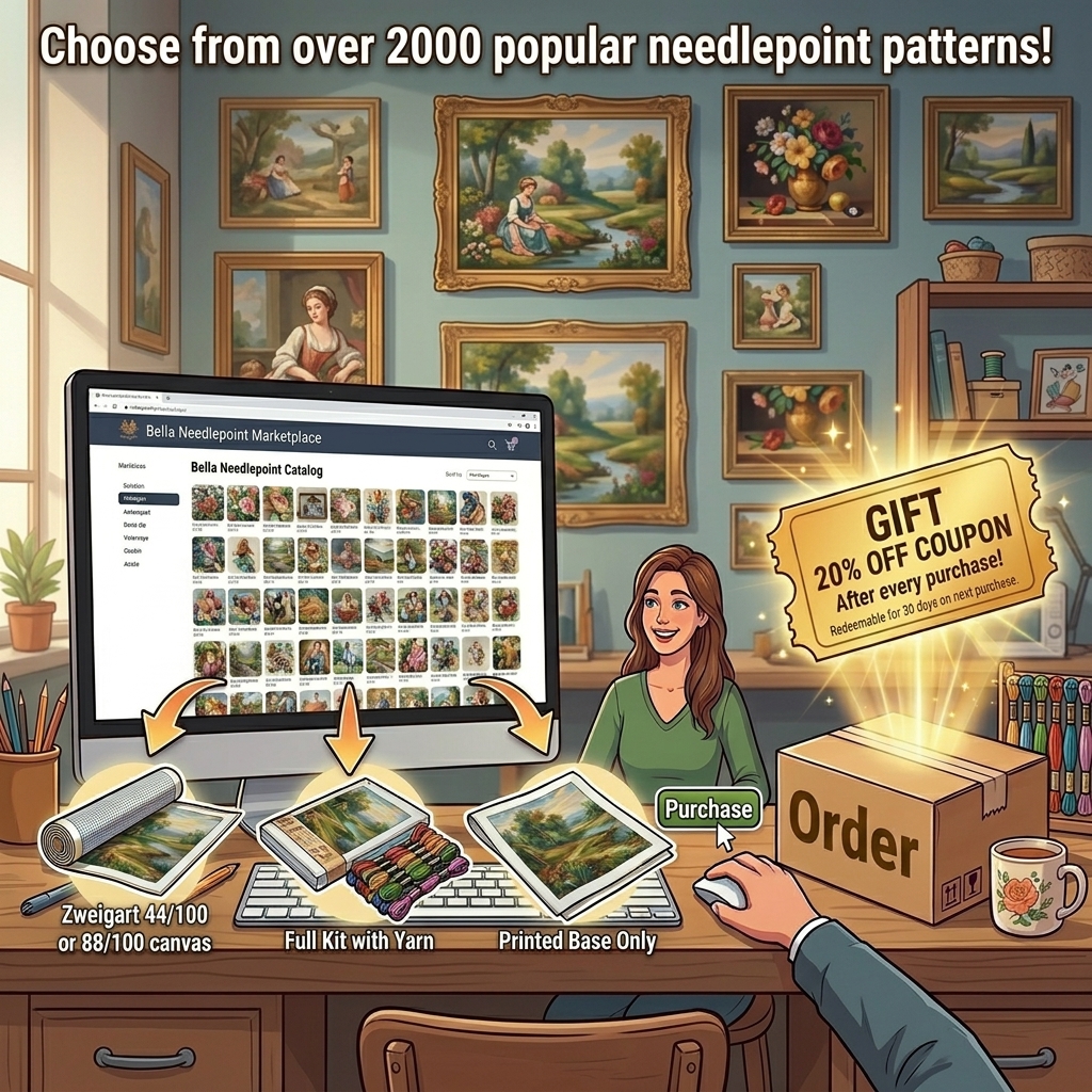 Bella Gobelin Webshop – Premium Gobelin-Sticksets