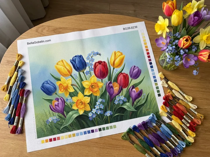 Frühlingsblumenstrauß