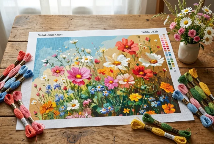Bunte Wiesenblumen