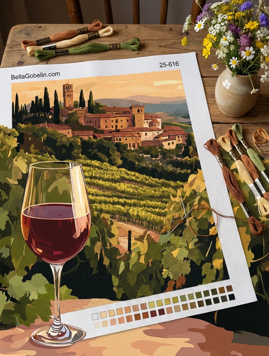 Wunderschönes Toskana, Chianti, Wein