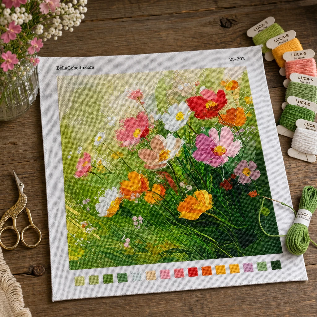 Illustration: Frühling Gemälde