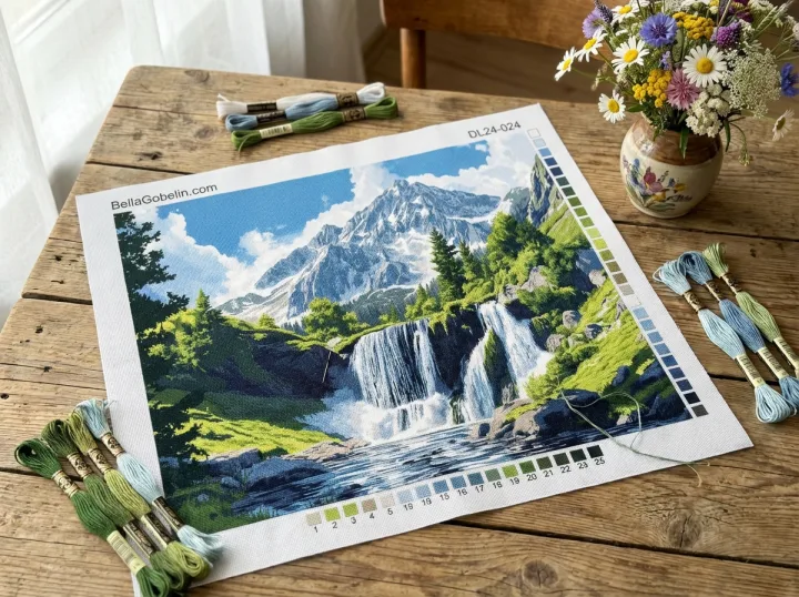 Wasserfall in den Alpen – DL24-024