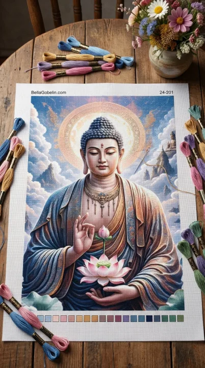 Buddha mit Lotus