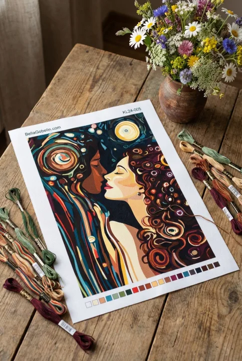 Klimt Stil: Der Kuss - Variationen – KL24-005