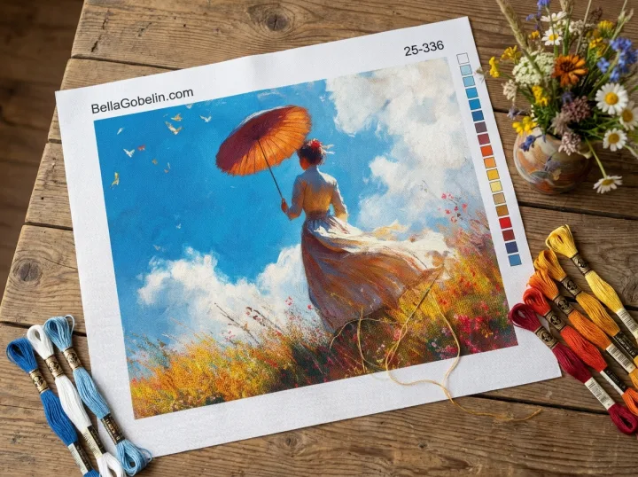 Monet, Damen mit Sonnenschirm Variationen – 25-336
