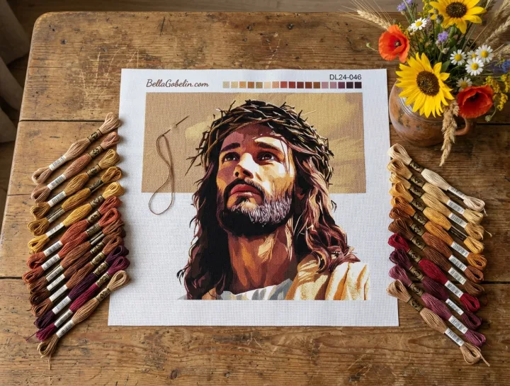Der gütige Blick von Jesus Christus