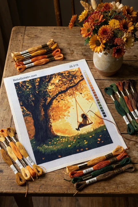 Schaukel im Wald
