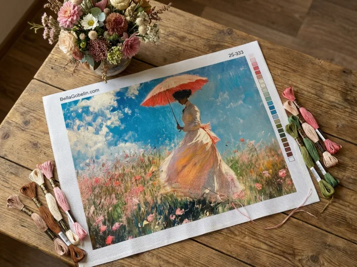 Monet, Damen mit Sonnenschirm Variationen – 25-333