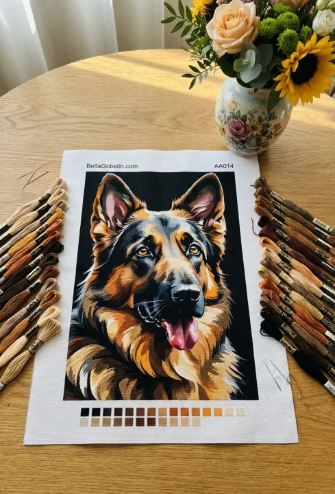 Deutscher Schäferhund Hunde-Porträt