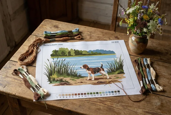 Hundeporträts – Beagle am See