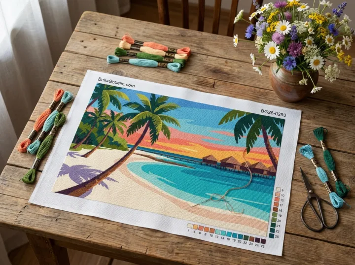Tropische Strandlandschaft