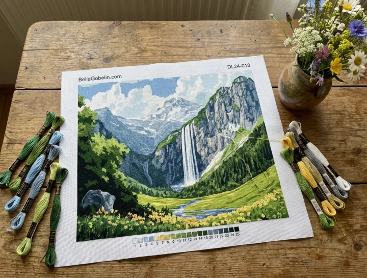Wasserfall in den Alpen – DL24-018