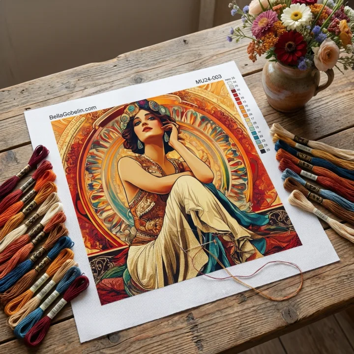 Mucha-Stil: Selbstbewusstsein