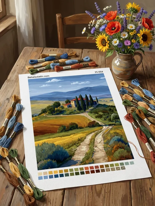 Provence-Landschaft – 25-654