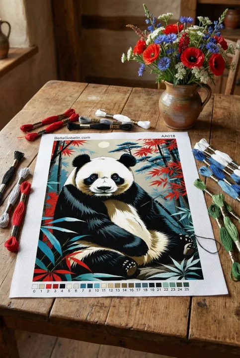 Panda-Porträt