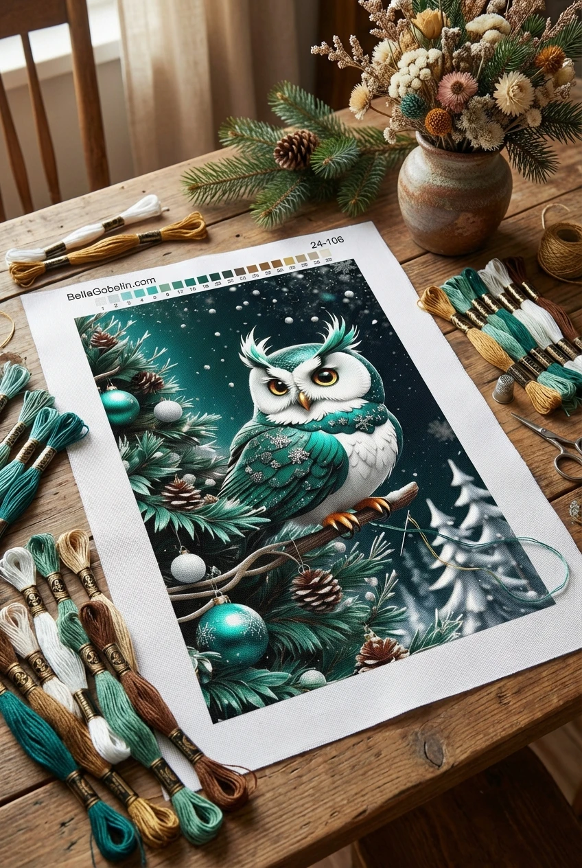 Weihnachts-Eule