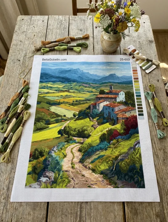 Französische Landlandschaft