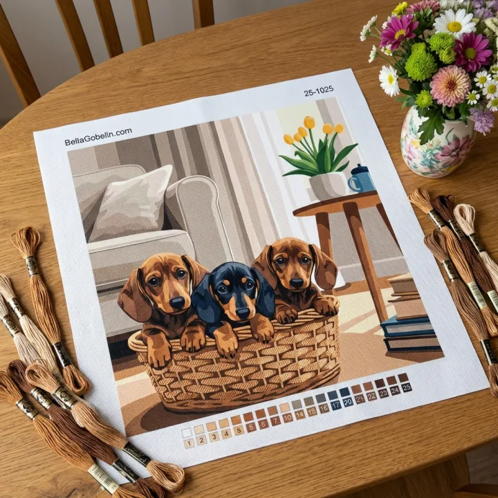 Tassoo-Hunde im Wohnzimmer