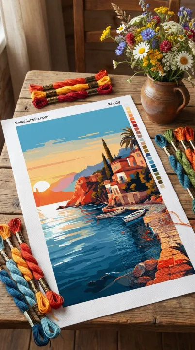 Sonnenuntergang in der Bucht – 24-029