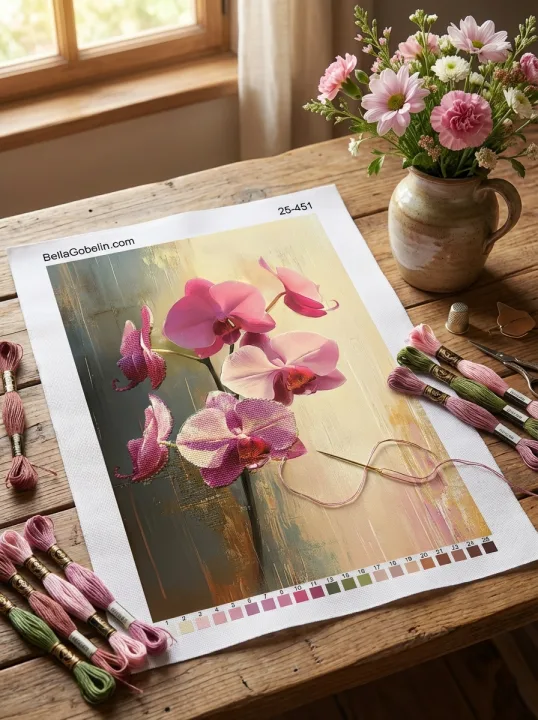 Orchideenmalerei