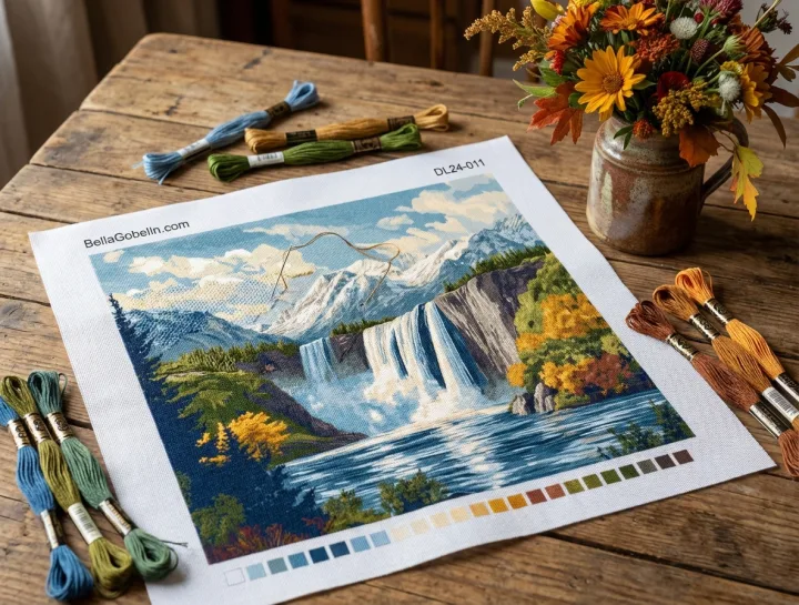 Wasserfall am Fuß des Berges – DL24-011