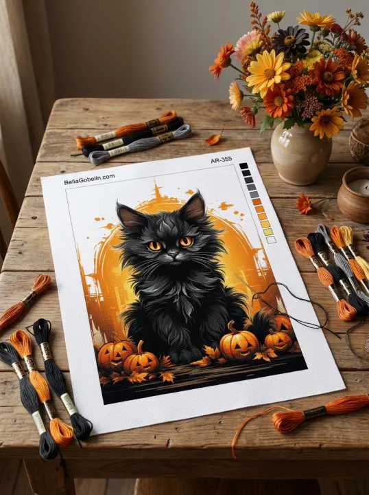 Schwarze Katze
