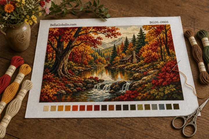 Herbstlicher Waldschutz