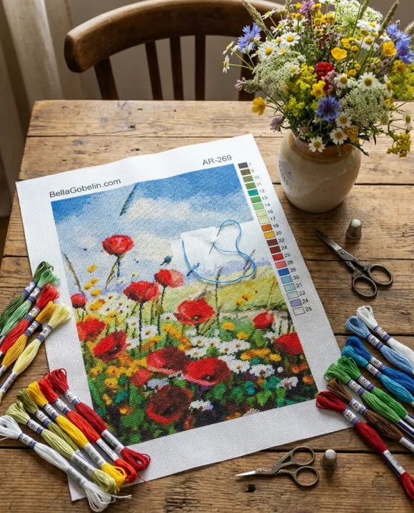 Mohnblumen auf der Frühlingswiese