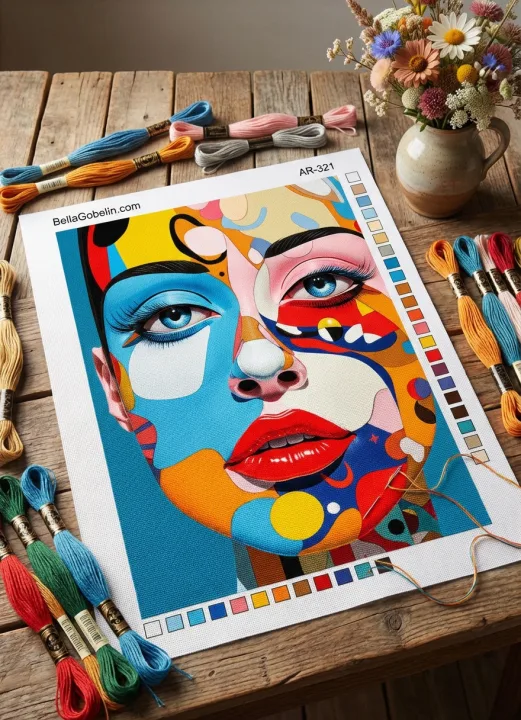 Bunte Gesichter