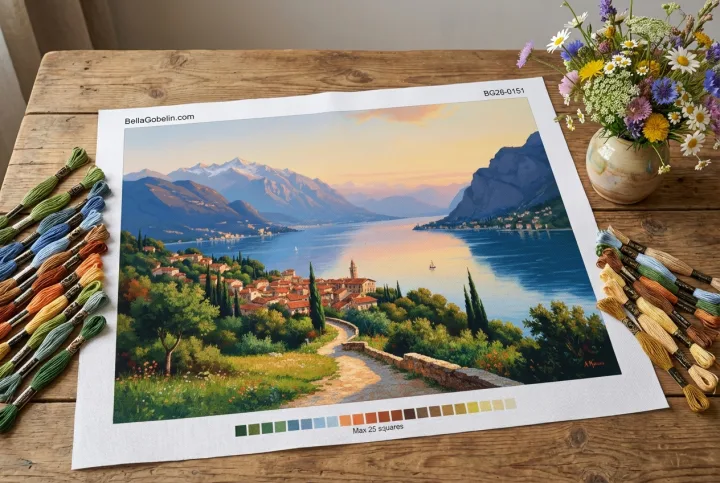 Italienische Seenlandschaft – BG26-0151