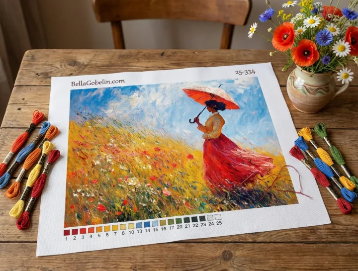 Monet, Damen mit Sonnenschirm Variationen – 25-334