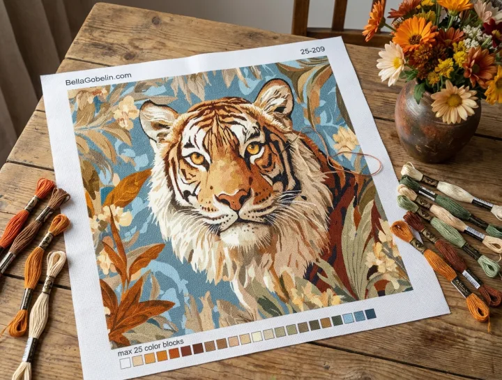 Die Gewinnerin des Tiger-Schönheitswettbewerbs