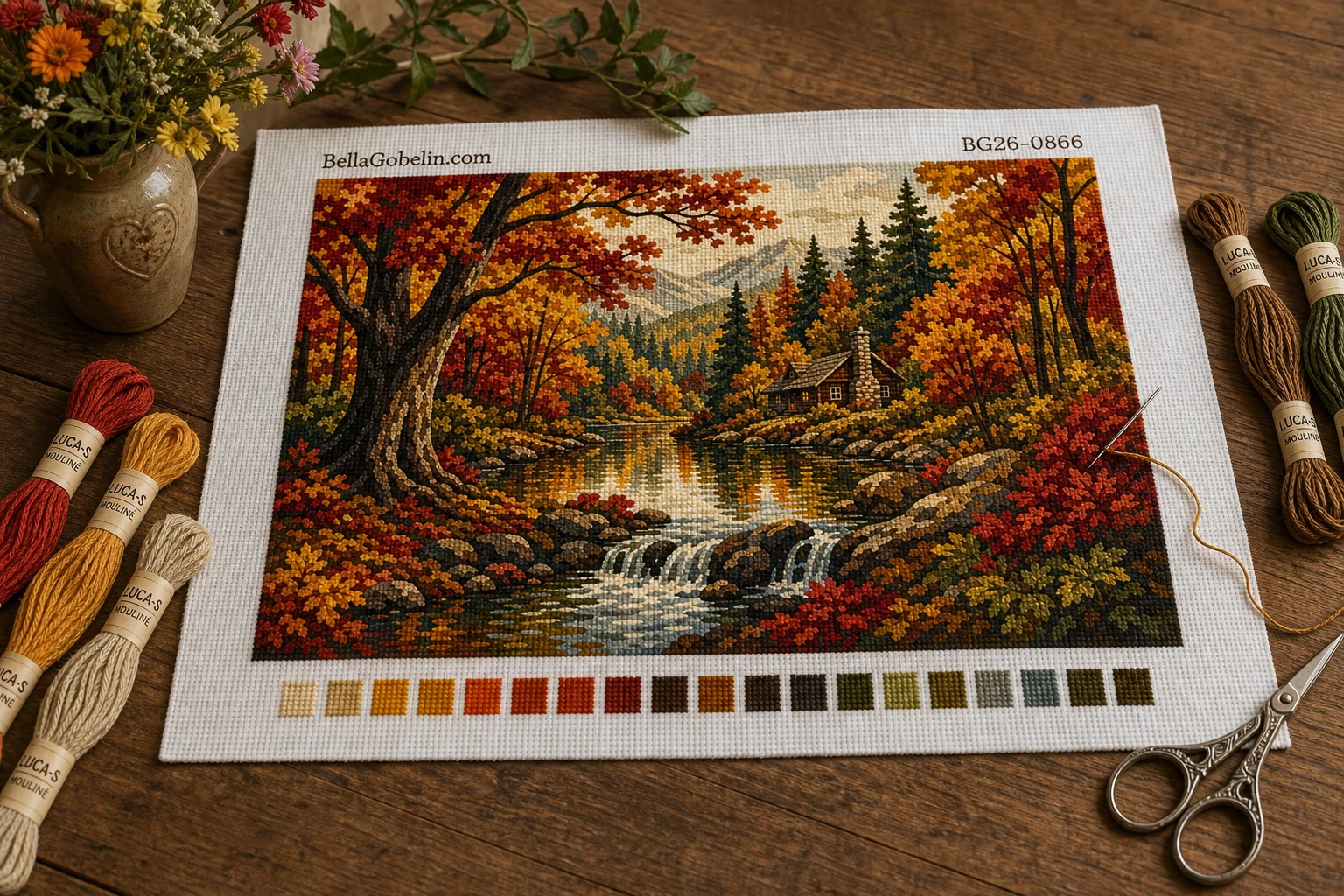 Herbstlicher Waldschutz