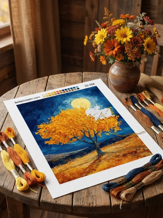 Bild im Stil von Van Gogh