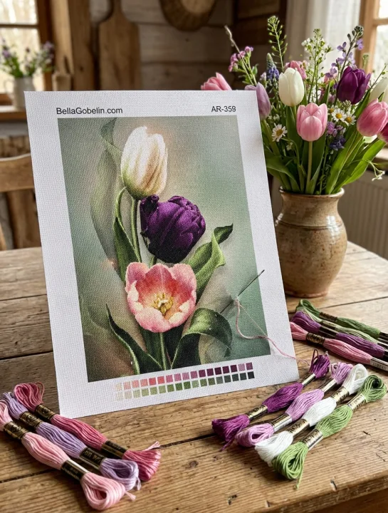 Drei Tulpen