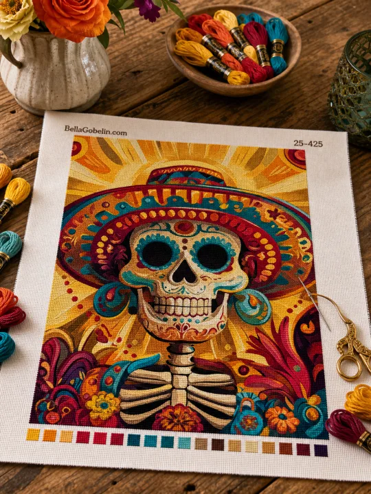 Mexikanischer Halloween-Stil
