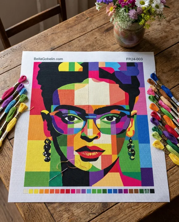 Frida Kahlo modernes Porträt – FR24-003