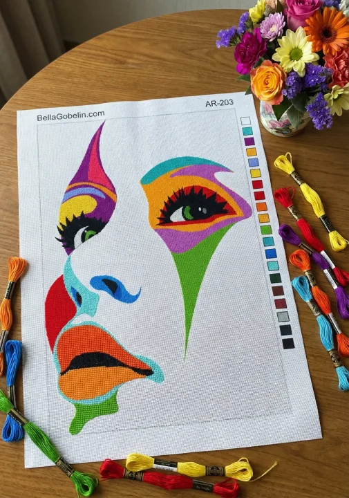Farbe des Gesichts