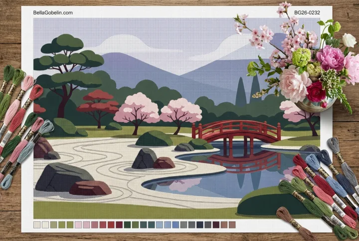 Japanischer Garten Brücke