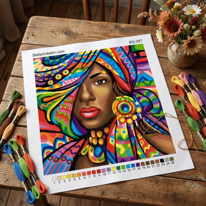 Afrikanische Farben