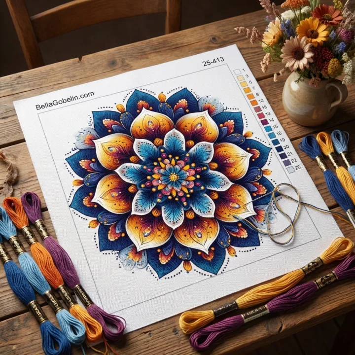 Gobelin-Mandala – 25-413