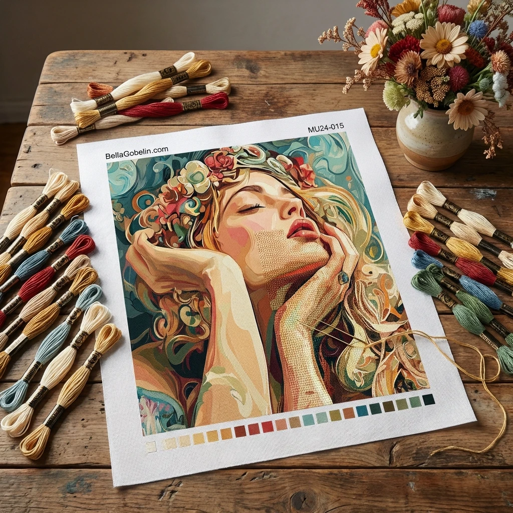 Mucha-Stil: Sinnlicher Moment