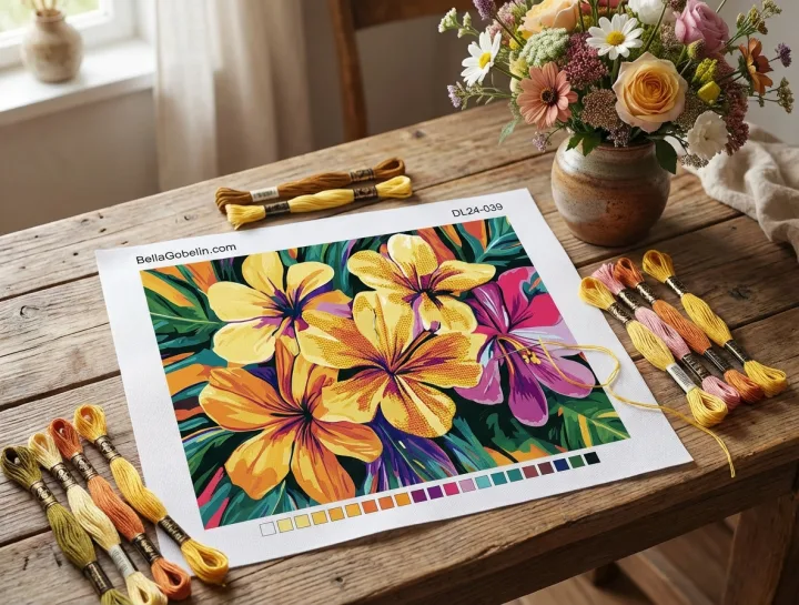 Hawaiianische Blumen – DL24-039