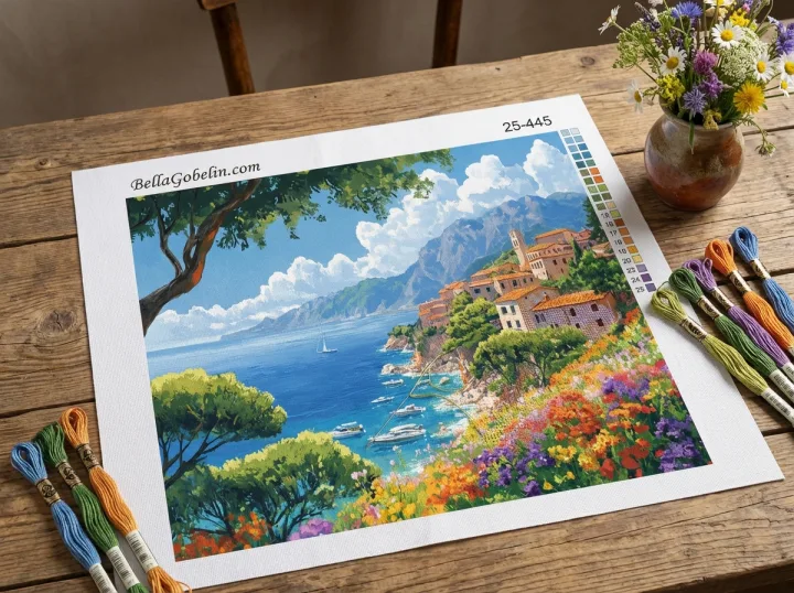 Mediterranes Landschaftsbild – 25-445