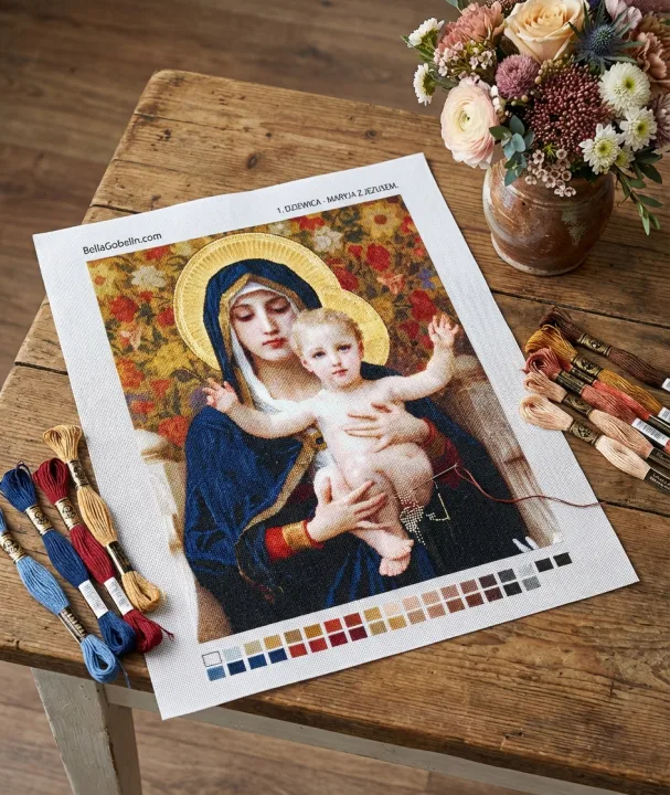 Jungfrau – Maria mit Jesus.