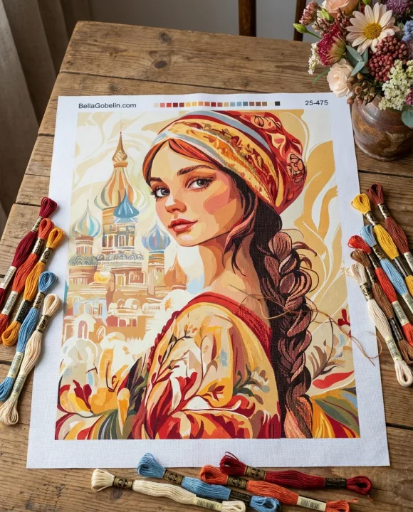 Russisches Frauenportrait