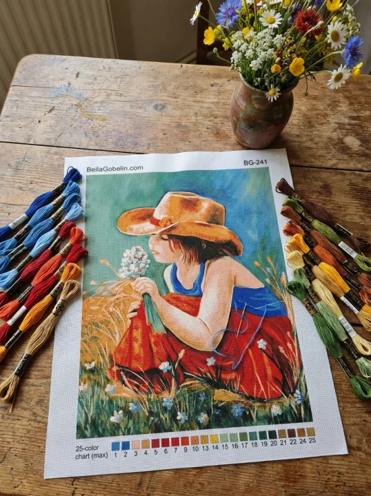 Das Blumenpflückerinnen-Gobelin