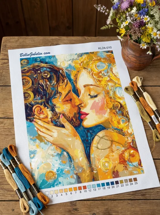 Klimt Stil: Der Kuss - Variationen – KL24-010