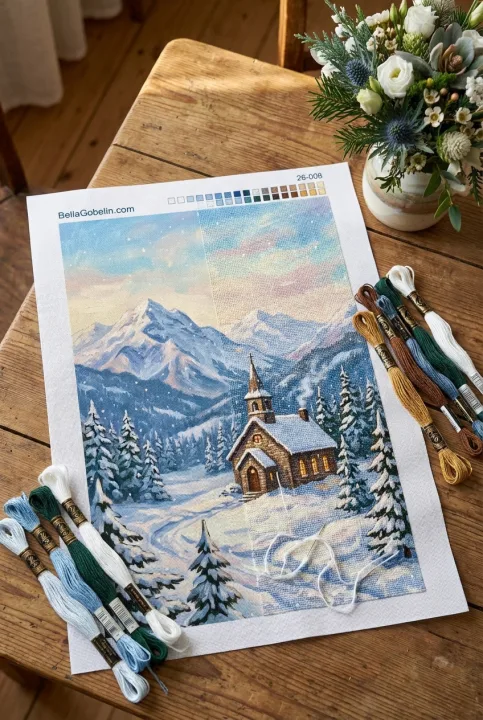 Winterszene am Erhard-Tempel