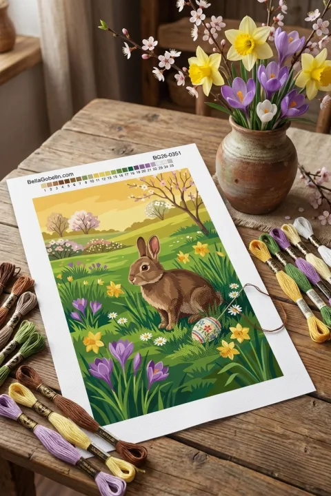 Hasenfrühlingslandschaft – BG26-0351